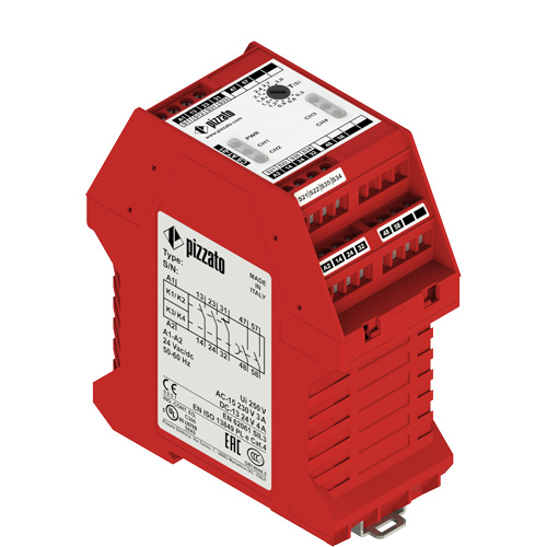 MODULO DI SICUREZZA 24VAC/DC 2NO